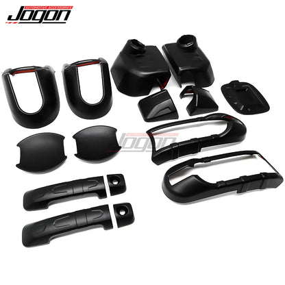 Exterior Accessory For Toyota FJ 2007-2022 Rearview Mirror Cap Handle Bowl Cover Fuel Tank Cap Taillight Fog Light Trim طقم اكسسوارات تويوتا اف جي