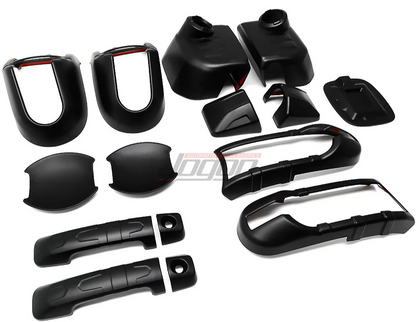 Exterior Accessory For Toyota FJ 2007-2022 Rearview Mirror Cap Handle Bowl Cover Fuel Tank Cap Taillight Fog Light Trim طقم اكسسوارات تويوتا اف جي