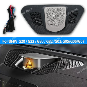 11 Colors LED Lifting Center Speaker Ambient Light For BMW X3 BMW X4 BMW X5 BMW X6 BMW X7 سماعة في منتصف الطبلون مع اضاءة محيطية ب11 لون بي ام دبليو