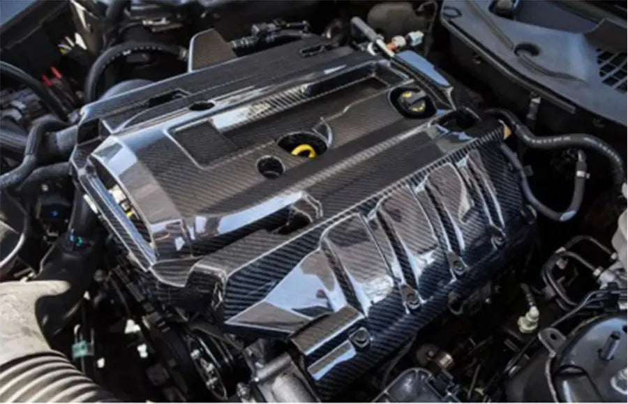 Ford Mustang 2015 - 2023 Carbon Engine cover  غطاء محرك فورد موستنج كاربون فايبر