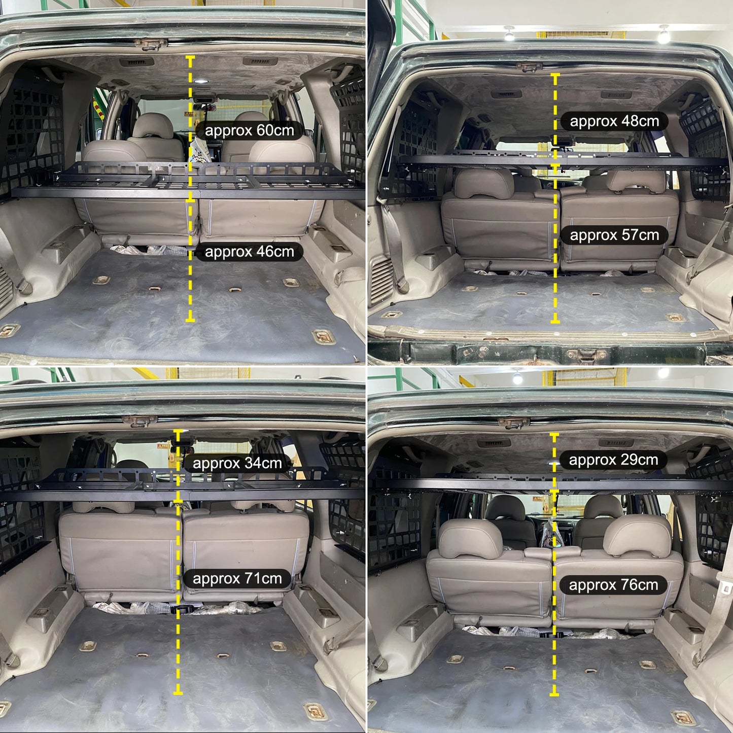 Nissan Patrol Y61 1997-2016 Rear Trunk Storage Panel Organizer Car Accessories  فتك فيتك نيسان باترول Y61 1997-2016  منظم رف اغراض نيسان باترول