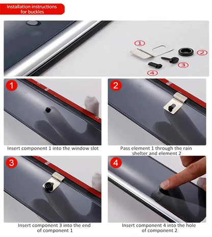 Window Visors For Changan UNIK UNI-K UNI K 2020~2025 هوايات شانجان