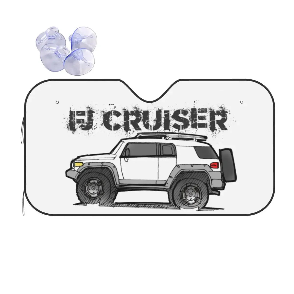 Car Sunshade Windshield for FJ Cruiser SUV .مظلة السيارة الأمامية لسيارة FJ Cruiser SUV