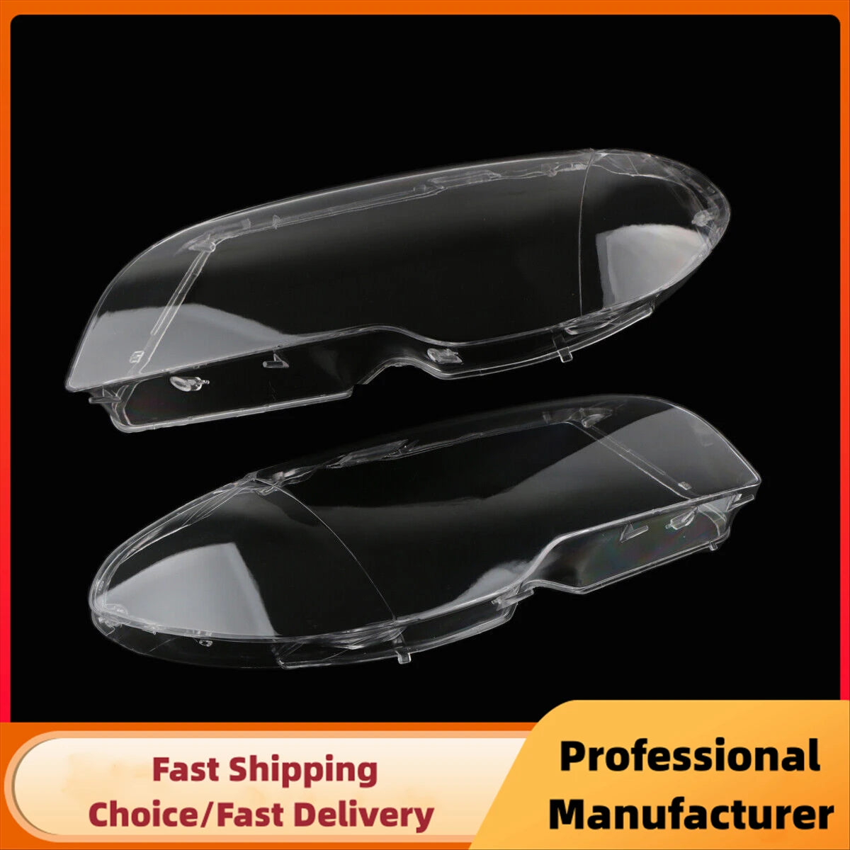 Car Front Headlight Lens Cover For BMW 3-Series E46 2-Door LCI 325 330 Coupe 2003 2004 2005 2006 Clear Headlamp Cover Shell سيارة الجبهة عدسة المصباح الأمامي غطاء ل BMW 3-Series E46 2-Door LCI 325 330 كوبيه 2003 2004 2005 2006 واضح كشافات غطاء قذيفة