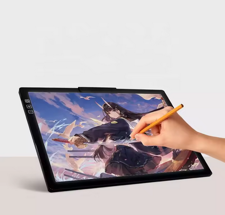 Alayjah LED Tracing Light Pad,1500mAh Rechargeable, Eye-Protecting, Stepless Dimmingلوح تتبع ضوئي LED , بطارية 1500 مللي أمبير، قابل لإعادة الشحن، حماية للعين، تعتيم متدرج