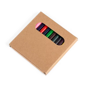 Alayjah 12-Color Mini Colored Pencil Set, Pack of 2 – Short Wooden Pencils with Durable Leadمجموعة أقلام تلوين ميني 12 لون، عبوتان – أقلام خشبية قصيرة بسِنّ متين
