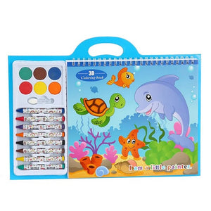 Alayjah, Custom Kids Coloring Book with Crayons, 1 Pc, Educational Activity & Pretend Play Set for   20100480 دفتر تلوين مخصص للأطفال مع أقلام شمع، نشاطات تعليمية ولعب تخيلي لمرحلة ما قبل المدرسة