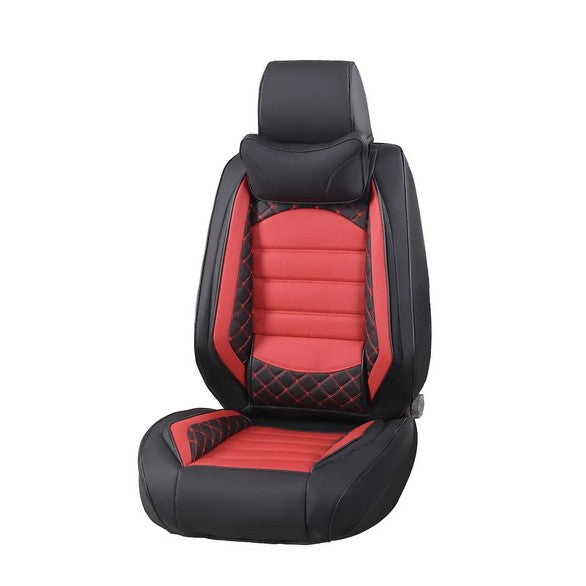 Luxury Seat leather Cushion 17 Pieces with free steering wheel cover تلبيس جلد فخم للمقاعد 17 قطعة مع تلبيس للسكان المقود مجانا