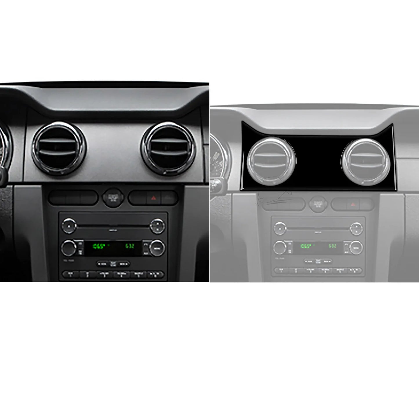 Ford Mustang 2005 2006 2007 2008 2009 Accessories Car Black Interior جلاد لداخلية السيارة فورد موستنج