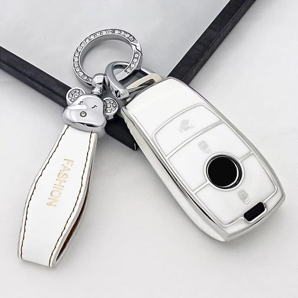 غطاء مفتاح مرسيدس اس كلاس أي كلاس اس ال سي جي كلاس جيتي  Car key case S class SL class E class C class G class GT (new shape)