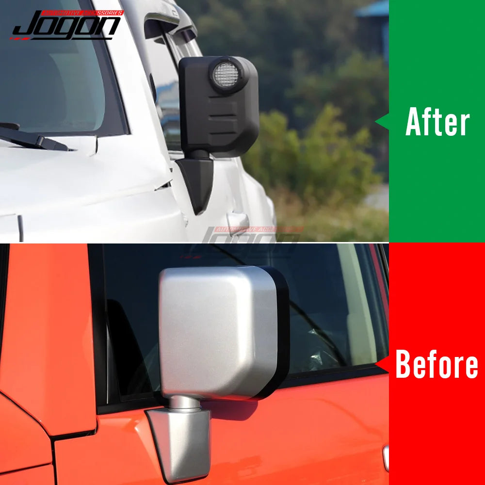 Exterior Accessory For Toyota FJ 2007-2022 Rearview Mirror Cap Handle Bowl Cover Fuel Tank Cap Taillight Fog Light Trim مجموعة اكسسوارات تويوتا اف جي