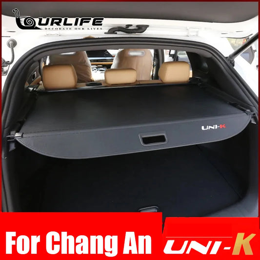 Chang An Unik Uni k 2021 2022 2023 2024 Car Rear Trunk Cargo Cover غطاء للدبة لحماية الاغراض وللامان من السرقة شانجان