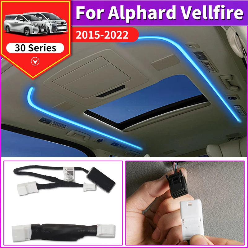 Ambience Light Roof Constant Light Module For Toyota Alphard Vellfire 30 Series 2015-2022 Automatic Color Changing Accessories