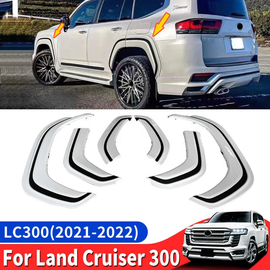 Toyota Land Cruiser 300 2022 + Lc300 Wheel Flare تويوتا لاندكروزر زوائد تنفيخ اعلى التواير