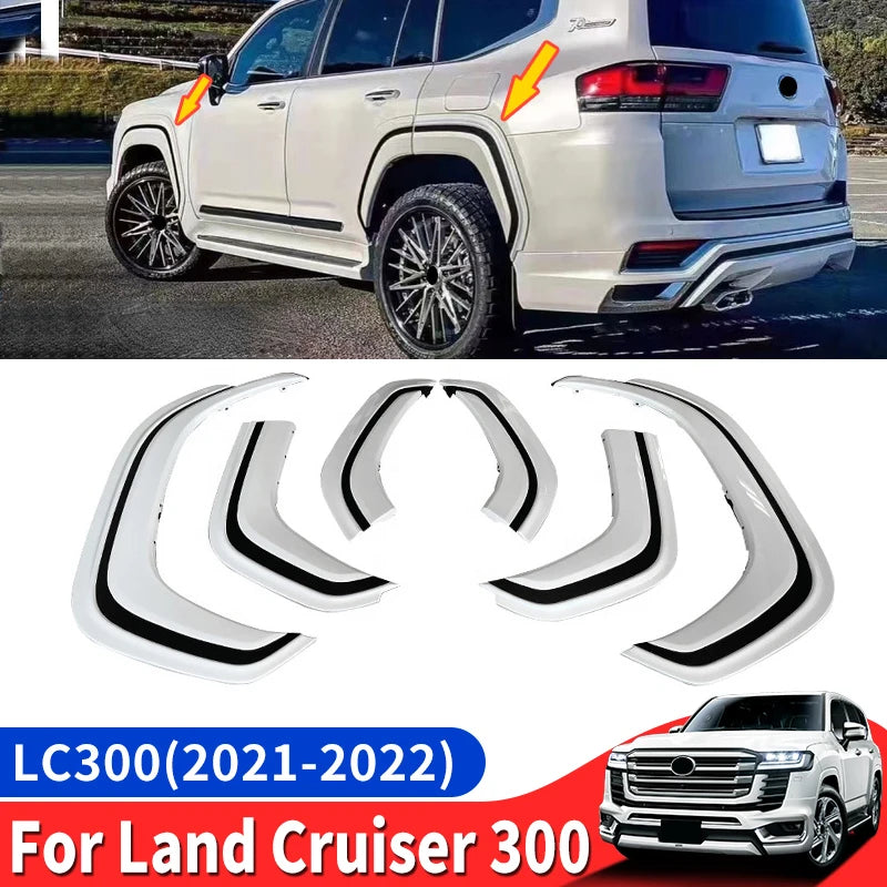 Toyota Land Cruiser 300 2022 + Lc300 Wheel Flare تويوتا لاندكروزر زوائد تنفيخ اعلى التواير