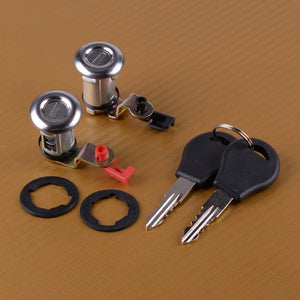 2Pcs Left & Right Car Door Lock Set W/Key 80600-01G25 80601-01G25 Fit for Nissan Pickup Pathfinder 1987 1988 1989 1990 1991 قفل نيسان باترول بيكب باثفايندر القديم