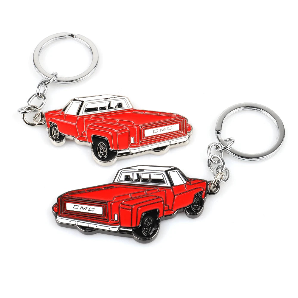 2021 New 3D Metal Car Model keychain Car Styling Key ring Exquisite Gift For GMC Double sided ثلاثية الأبعاد سيارة معدنية نموذج المفاتيح سيارة التصميم حلقة رئيسية هدية رائعة لجي إم سي مزدوجة الوجهين