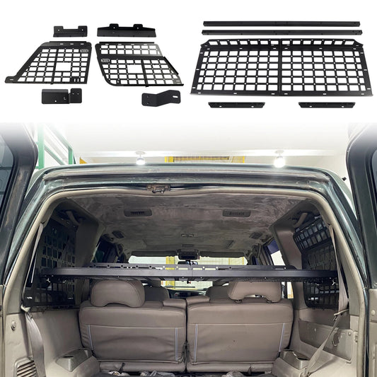 Nissan Patrol Y61 1997-2016 Rear Trunk Storage Panel Organizer Car Accessories  فتك فيتك نيسان باترول Y61 1997-2016  منظم رف اغراض نيسان باترول