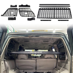 Nissan Patrol Y61 1997-2016 Rear Trunk Storage Panel Organizer Car Accessories  فتك فيتك نيسان باترول Y61 1997-2016  منظم رف اغراض نيسان باترول