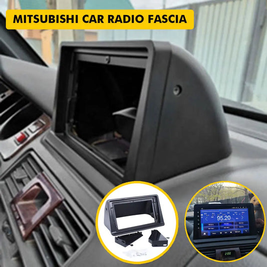 2 Din 9 inch Car Radio Fascia for Mitsubishi Pajero Montero V31 Stereo Frame Adapter   كيكور مسجل مستبيشي باجيرو