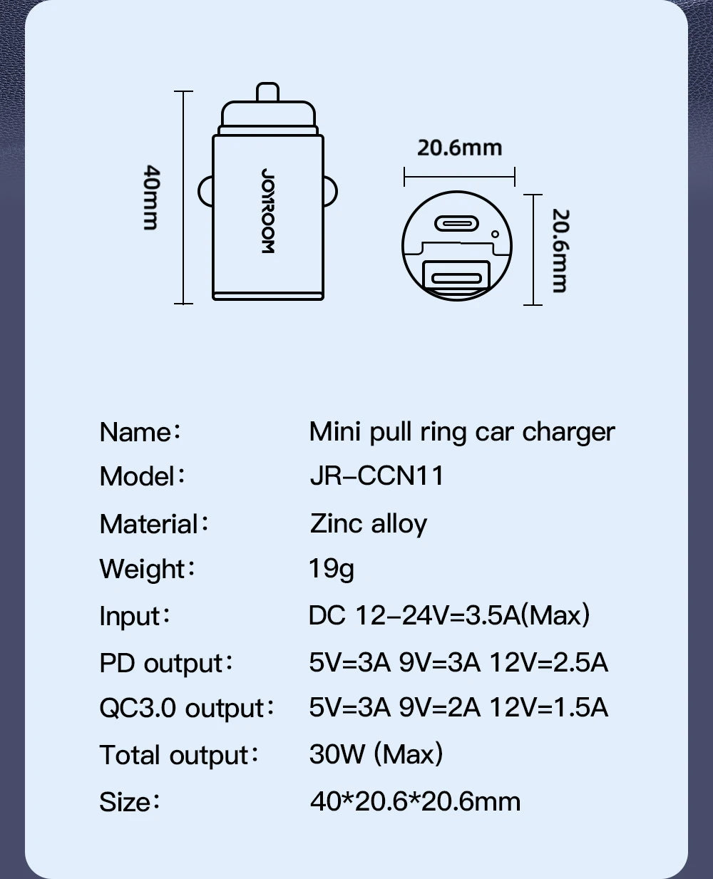 200W Fast Charging Mini شاحن مخفي سريع 200واط  ضمان سنة 1 year warranty