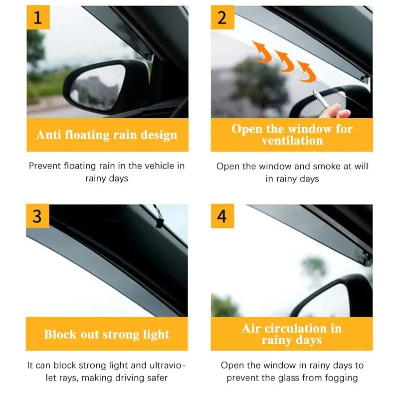 Toyota Rav4 Suzuki Across Windows Visors 2019 2020 2021 2022  هوايات تويوتا راف4 سوزوكي اكروس