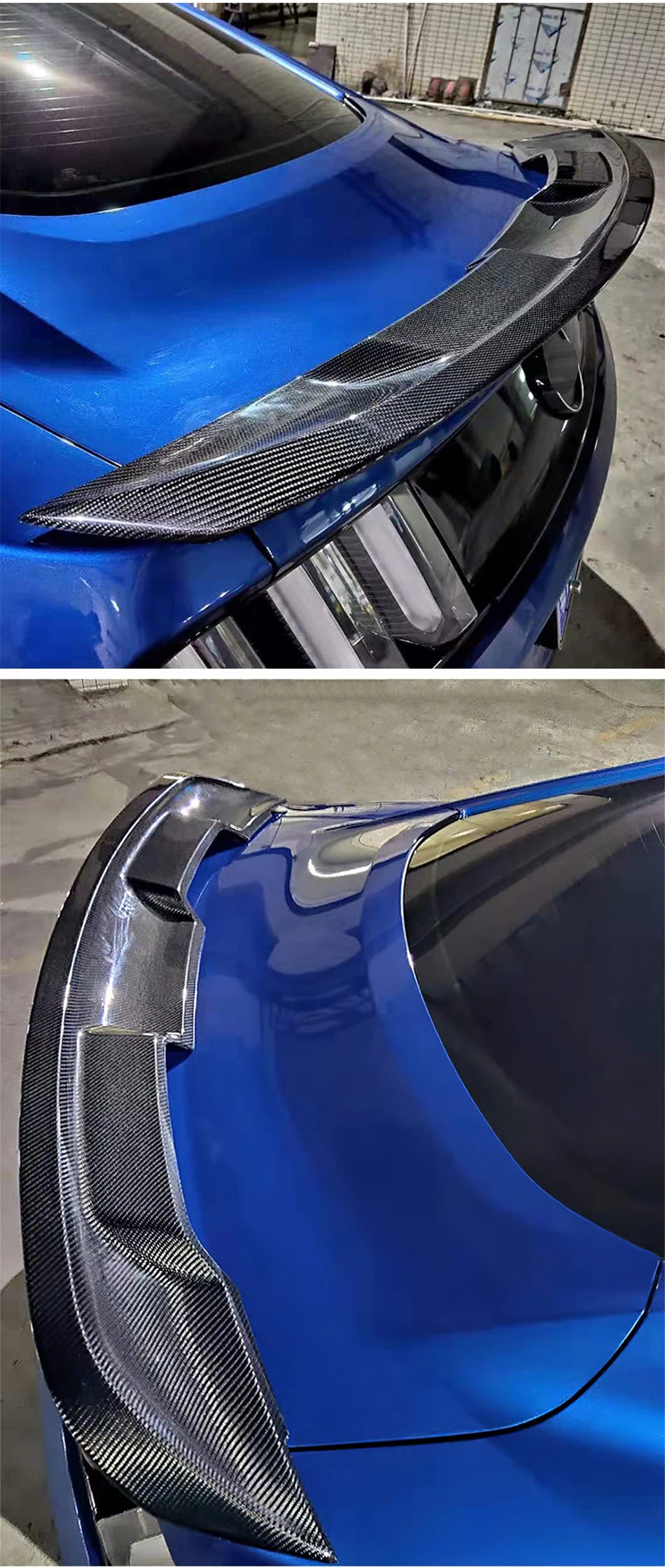 Ford Mustang 2015 16 17 18 19 20 21 Spoiler ABS or Carbon Fiber جناح فورد موستنج متوفر بلاستيك او كاربون فايبر