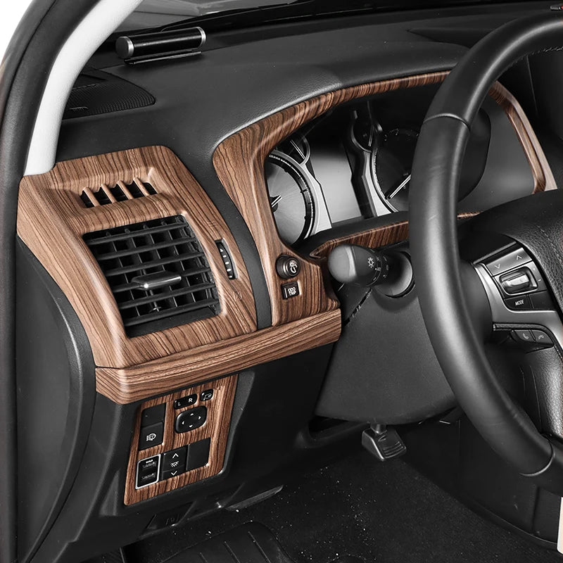 2014-2021 Toyota Prado  Wood Interior Decoration تخشيب لداخلية تويوتا برادو