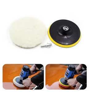 Alayjah 3pcs Car Foam Polishing Pads for Waxing, Buffing & Scratch Removalإسفنج تلميع سيارات عدد 3 لإزالة الخدوش ولمعان عالي