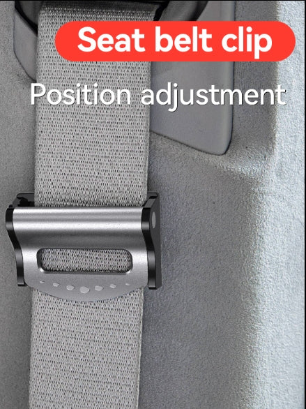 Alayjah, Plastic Sports-Style Seat Belt Holder Clip, Pack of 2 , New Design Comfort Neck Adjuster & Safety Lock Stopper for Shoulder Protection 10700100