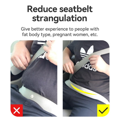 Alayjah, Plastic Sports-Style Seat Belt Holder Clip, Pack of 2 , New Design Comfort Neck Adjuster & Safety Lock Stopper for Shoulder Protection 10700100