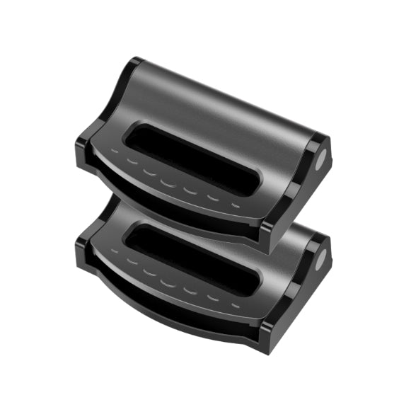 Alayjah, Plastic Sports-Style Seat Belt Holder Clip, Pack of 2 , New Design Comfort Neck Adjuster & Safety Lock Stopper for Shoulder Protection 10700100