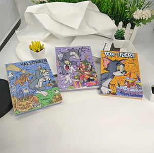 Cat & Mouse A5 Notebook, 96 Colorful Pages, Hard Cover, Fun Gift دفتر توم وجيري A5, 96 صفحة ملونة، غلاف صلب، هدية ممتعة