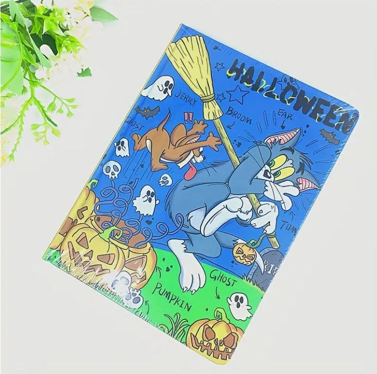 Cat & Mouse A5 Notebook, 96 Colorful Pages, Hard Cover, Fun Gift دفتر توم وجيري A5, 96 صفحة ملونة، غلاف صلب، هدية ممتعة