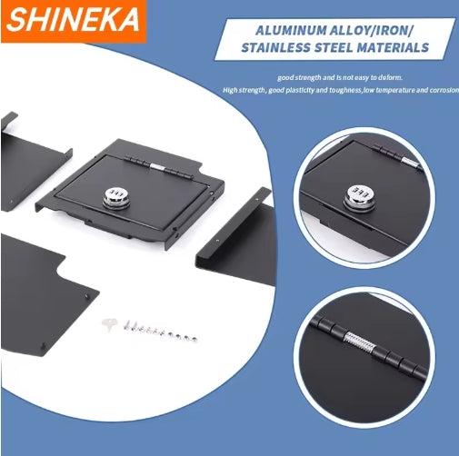 Dodge Ram Car Arm Storage Box, Lockable Organizer for Interior Storage & Safety صندوق تخزين ذراع السيارة دودج رام, منظم داخلي قابل للقفل لحفظ الأغراض