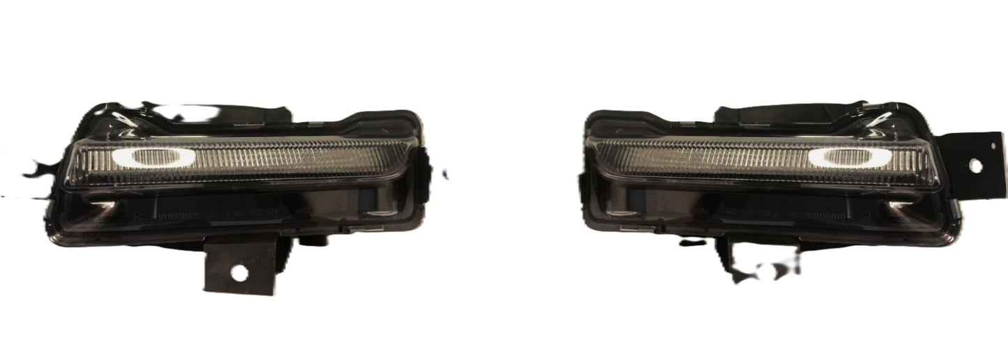 Used Set of LED OEM DRL Fog Lights for 2016–2022 Chevrolet Camaro – Left & Right Pair, مجموعة مصابيح ضباب LED نهارية أصلية مستعملة لشفروليه كمارو 2016–2022 – جهة اليسار واليمين