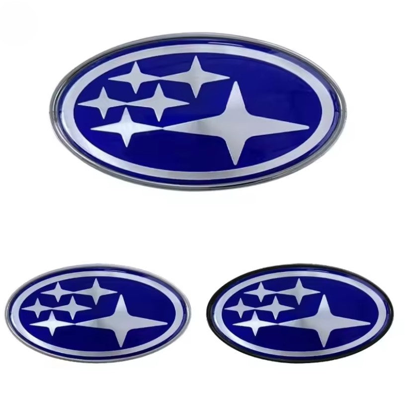 Alayjah, Subaru Car Logo Trunk Sticker, Durable Waterproof Decal for Outback, Legacy, Impreza, Forester & More ملصق شعار سيارة سوبارو ,استيكر مقاوم للماء لصندوق السيارة لأوتباك، ليجاسي، إمبريزا، فورستر والمزيد