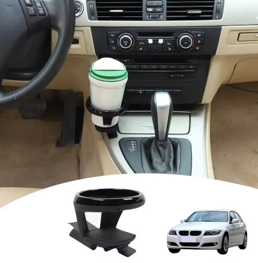 BMW 3 Series E90/E92/E93 Cup Holder, Carbon Steel Central Console Side Drink Organizer 2005-2012 حامل أكواب جانبي عالي الجودة لبي إم دبليو الفئة 3 E90/E92/E93 2005-2012, منظم مشروبات من الفولاذ الكربوني للكونسول الوسطي