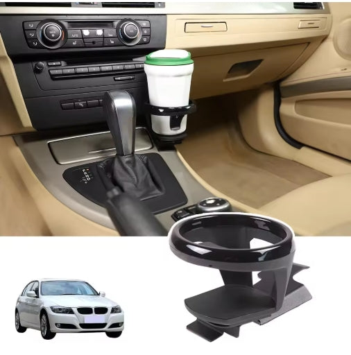 BMW 3 Series E90/E92/E93 Cup Holder, Carbon Steel Central Console Side Drink Organizer 2005-2012 حامل أكواب جانبي عالي الجودة لبي إم دبليو الفئة 3 E90/E92/E93 2005-2012, منظم مشروبات من الفولاذ الكربوني للكونسول الوسطي