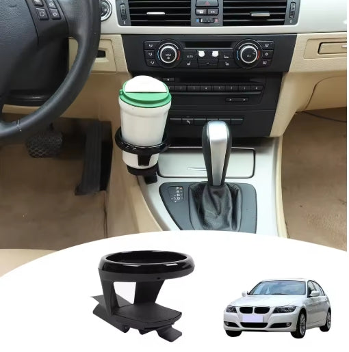 BMW 3 Series E90/E92/E93 Cup Holder, Carbon Steel Central Console Side Drink Organizer 2005-2012 حامل أكواب جانبي عالي الجودة لبي إم دبليو الفئة 3 E90/E92/E93 2005-2012, منظم مشروبات من الفولاذ الكربوني للكونسول الوسطي