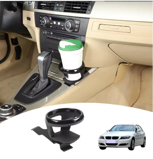 BMW 3 Series E90/E92/E93 Cup Holder, Carbon Steel Central Console Side Drink Organizer 2005-2012 حامل أكواب جانبي عالي الجودة لبي إم دبليو الفئة 3 E90/E92/E93 2005-2012, منظم مشروبات من الفولاذ الكربوني للكونسول الوسطي