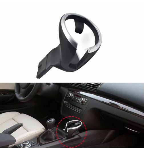 BMW 1 Series Front Car Cup Holder, Beverage & Water Cup Seat Organizer 135i/128i X1 2008–2013 حامل أكواب أمامي للسيارة لسيارات بي إم دبليو الفئة 1, منظم مشروبات ومياه للمقاعد 135i/128i X1 2008–2013