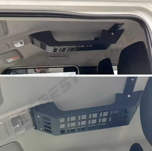 Suzuki Jimny Roof Interior Storage Basket, Luggage Organizer Tray for 3 & 5 Door JB74 JB64, Driver Side Car Accessory سلة تخزين داخلية للسقف لسيارات سوزوكي جيمي 3 و5 أبواب JB74 JB64, منظم أمتعة جانبي للسائق، إكسسوار داخلي للسيارة