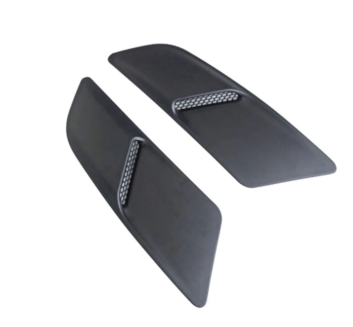 Used 2015–2017 Ford Mustang GT Hood Heat Extractors Pair – زوج فتحات تهوية غطاء المحرك مستعملة لفورد موستانج GT 2015–2017