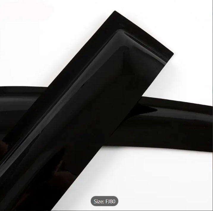 Windshield Sun & Rain Visor for Toyota Land Cruiser FJ80 1990-1997, Durable PP Material, Weatherproof Protection واقي زجاج أمامي وحاجب شمس ومطر لسيارة تويوتا لاند كروزر FJ80 موديل 1990-1997, مصنوع من مادة PP المتينة، حماية من العوامل الجو