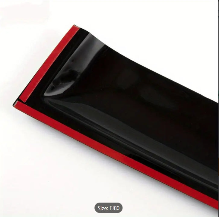 Windshield Sun & Rain Visor for Toyota Land Cruiser FJ80 1990-1997, Durable PP Material, Weatherproof Protection واقي زجاج أمامي وحاجب شمس ومطر لسيارة تويوتا لاند كروزر FJ80 موديل 1990-1997, مصنوع من مادة PP المتينة، حماية من العوامل الجو