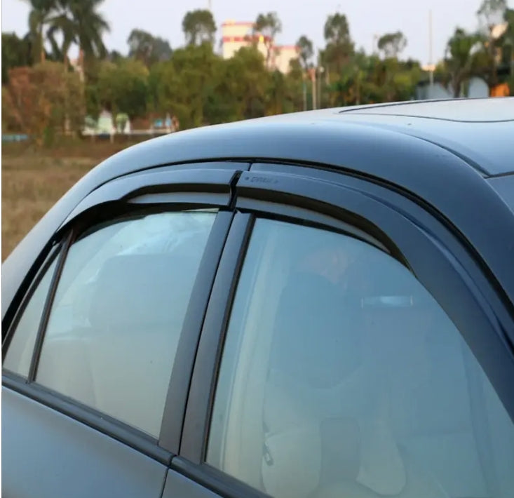 Acrylic Window Deflector Vent Visor Sun Shade for Toyota Camry Sedan 2007–2011, Weather & Sun Protection واقي نافذة أكريليك مع فتحة تهوية ومظلة شمس لتويوتا كامري سيدان 2007-2011 , حماية من الشمس والعوامل الجوية