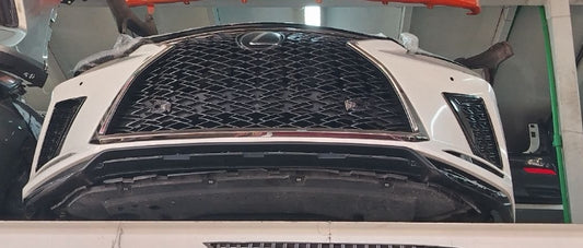 Used Original OEM F Sport Front Bumper for Lexus RX 2020 – Genuine Replacement صدام أمامي أصلي مستعمل F Sport لكزس RX موديل2020