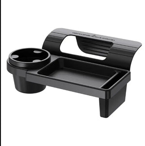3 in 1 Window Mount Car Tray Cup Holder Phone Holder Multipurpose Car Tray,10400030  صينية سيارة قابلة للتثبيت على النافذة 3 في 1 | حامل أكواب + حامل هاتف + صينية متعددة الاستخدامات