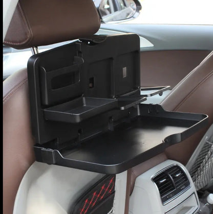 Portable Multifunctional Car Tray – Laptop & Food Tray Table for Travel, Work, and Car Interior Organization صينية سيارة متعددة الوظائف محمولة – طاولة لابتوب وطعام للسفر والعمل وتنظيم داخل السيارة